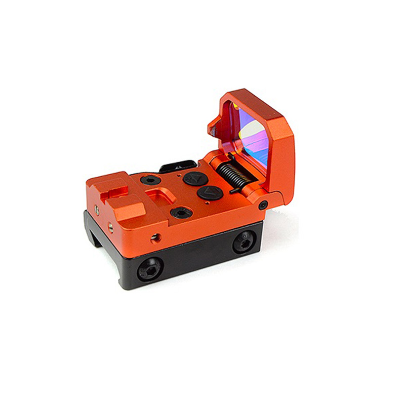 Tactical RMT Flip Red Dot Pistol Sight Holographic Reflex Orange